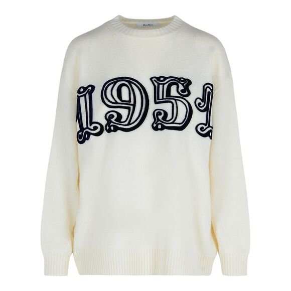 Max Mara Off-White Wool And Cashmere 'Fido' Sweater Women